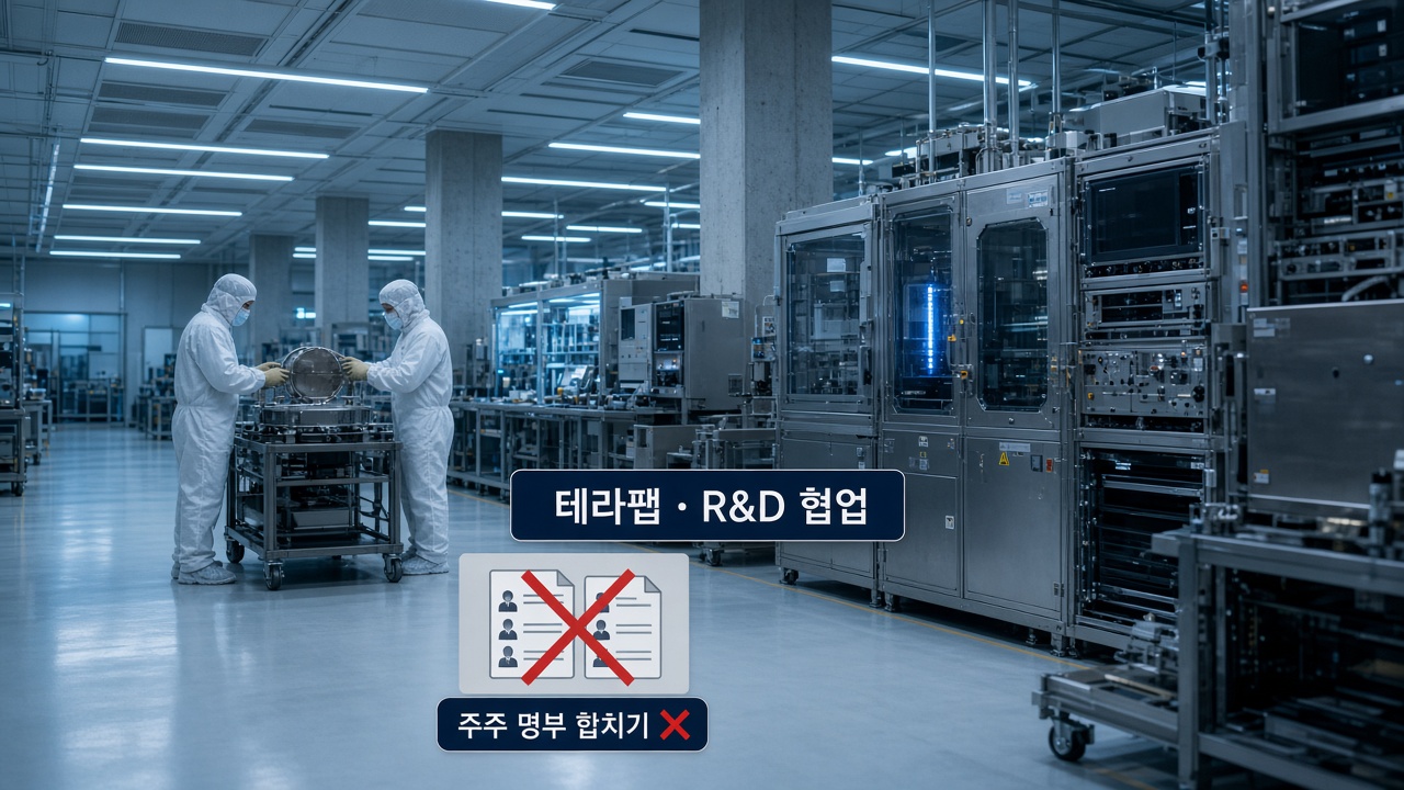 테라팹 R&D 협업과 주주명부
